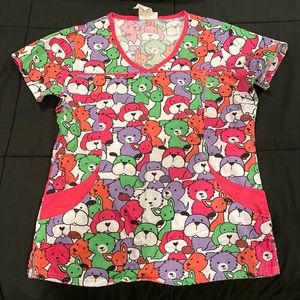 Puppies Scrub Top